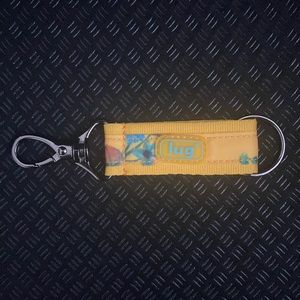 NEW - Lug Keychain in bloom yellow
